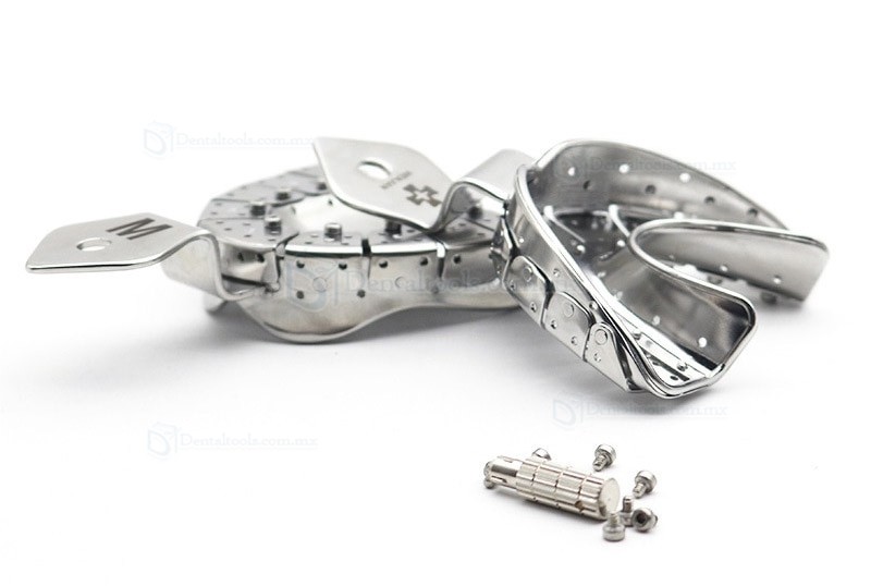 Cubeta de impresi&oacute;n para implantes en acero inoxidable autoclavable S M y L